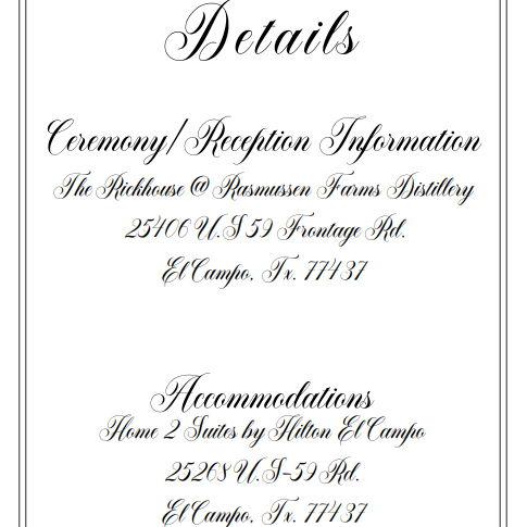 RSVP via text to 346-329-0815