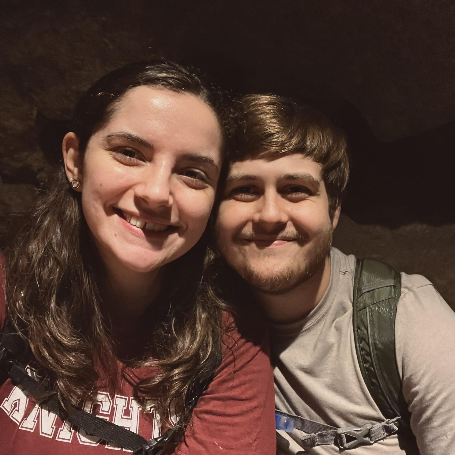 Cave hiking in the Carlsbad caverns