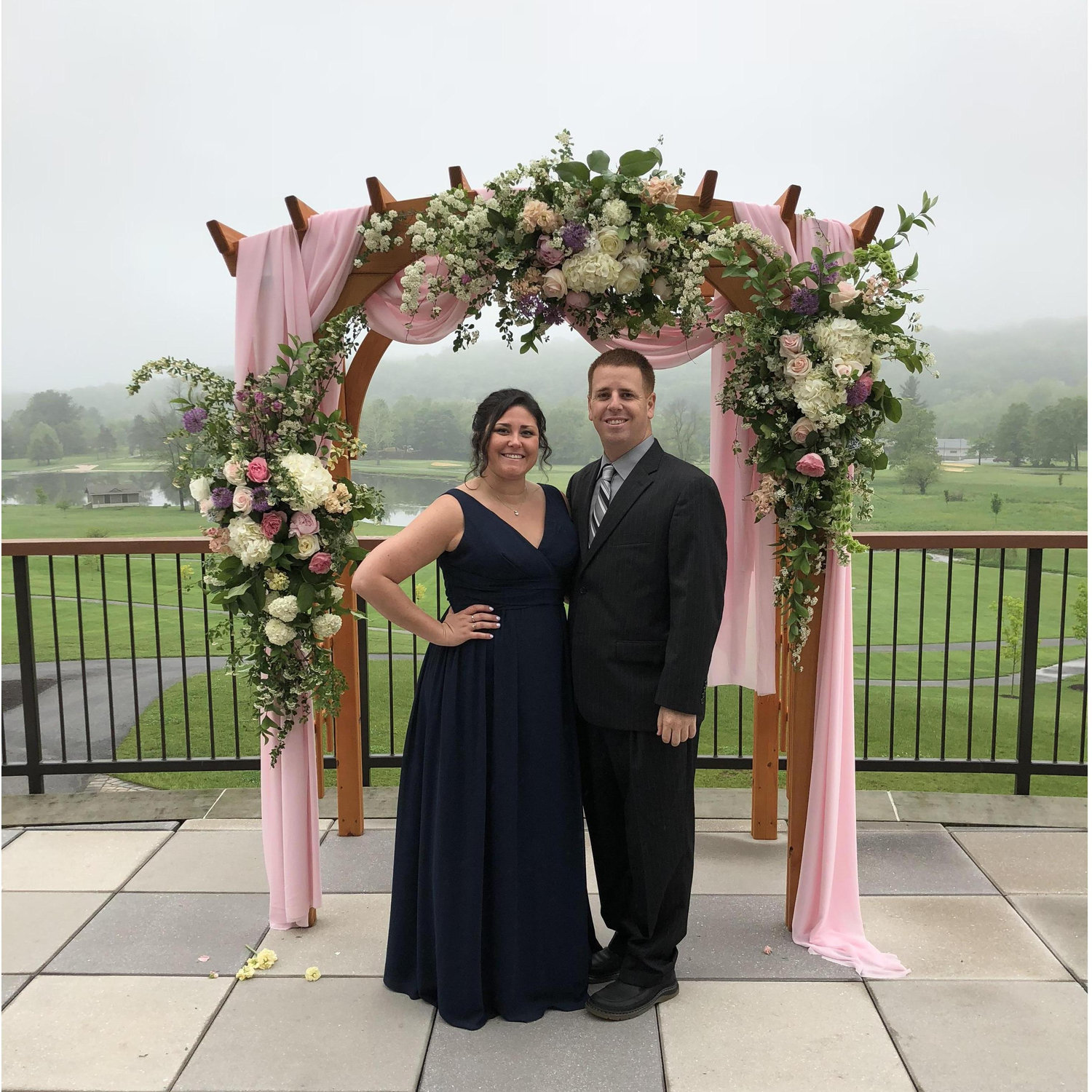 We clean up well!  Jess & Davey's wedding!