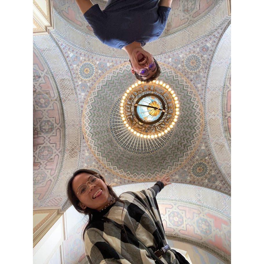We just LOVE libraries!!!! THIS incredible library is the LA Central Branch, where we went for a date!