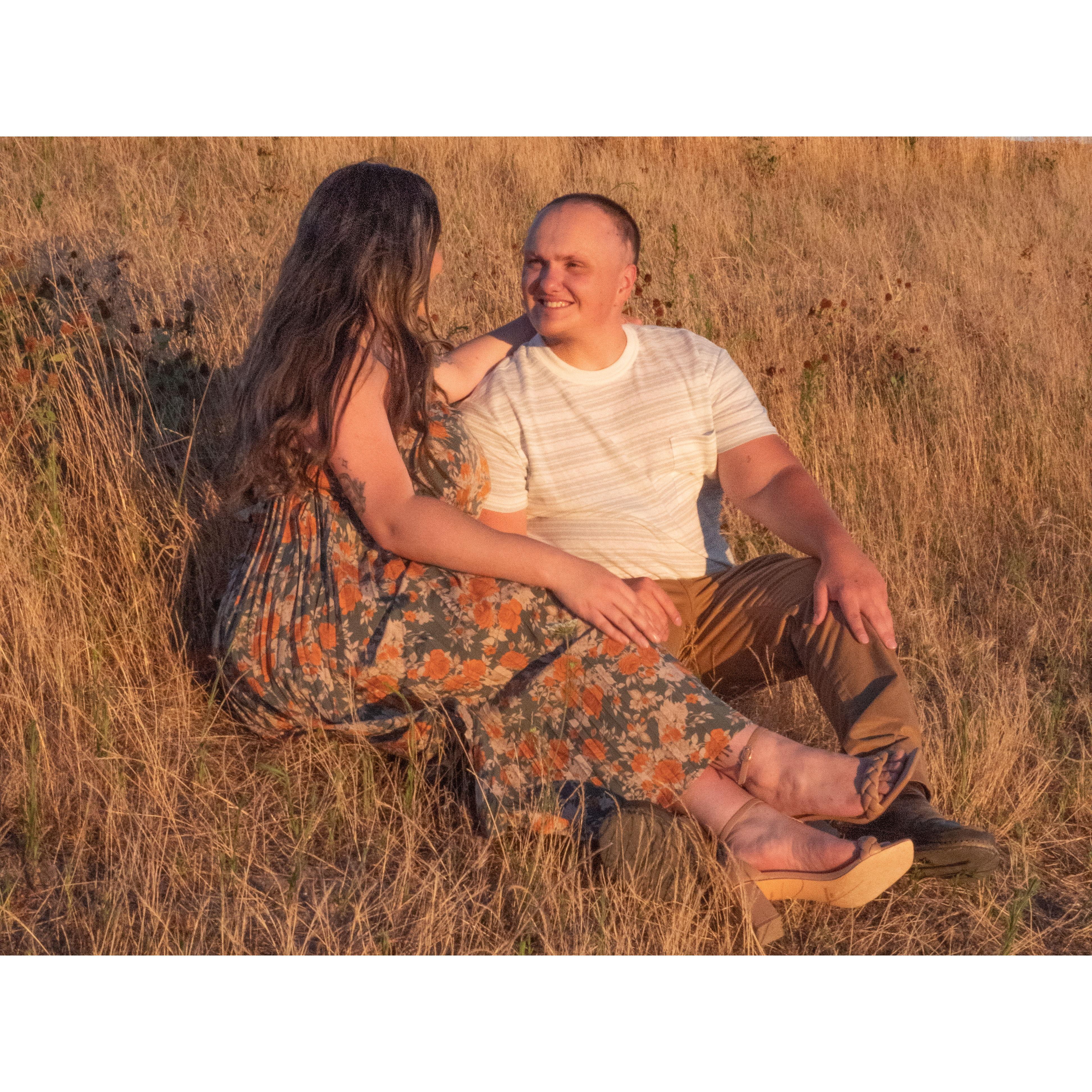 Engagement photos by Mikaela Rankin