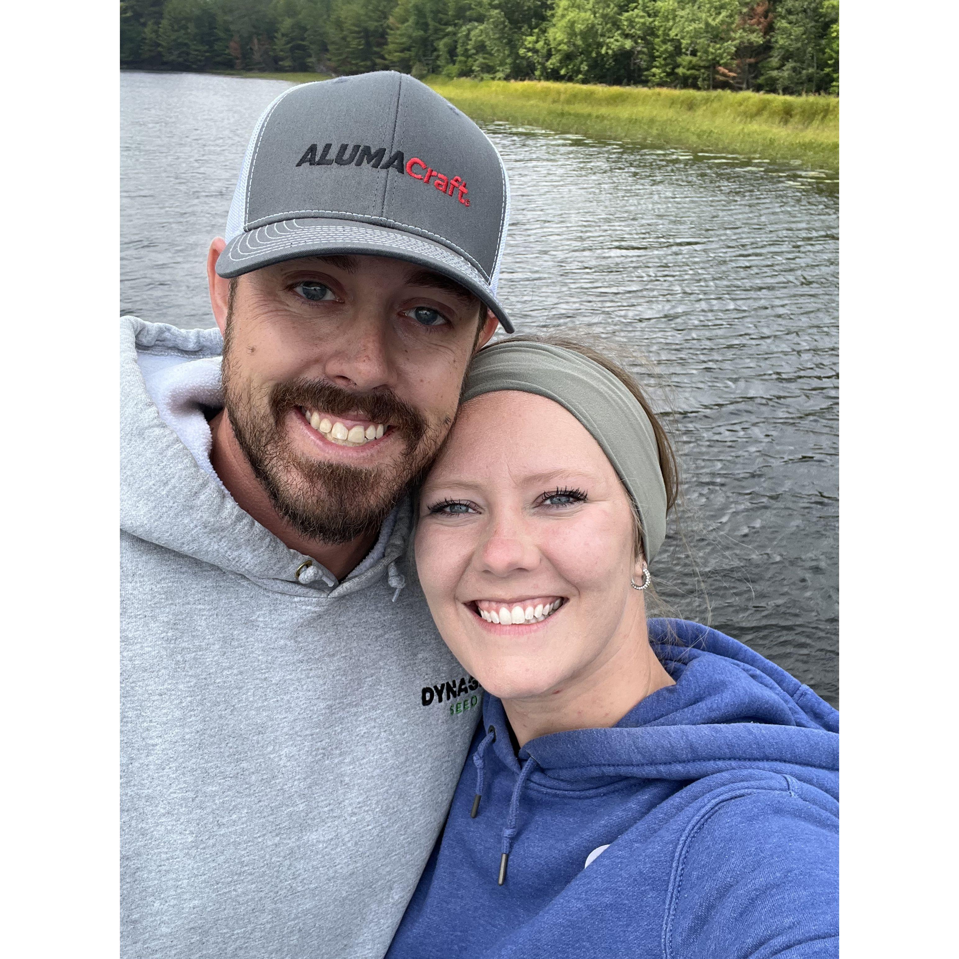 Fishing up north is one of our favorite things to do together.