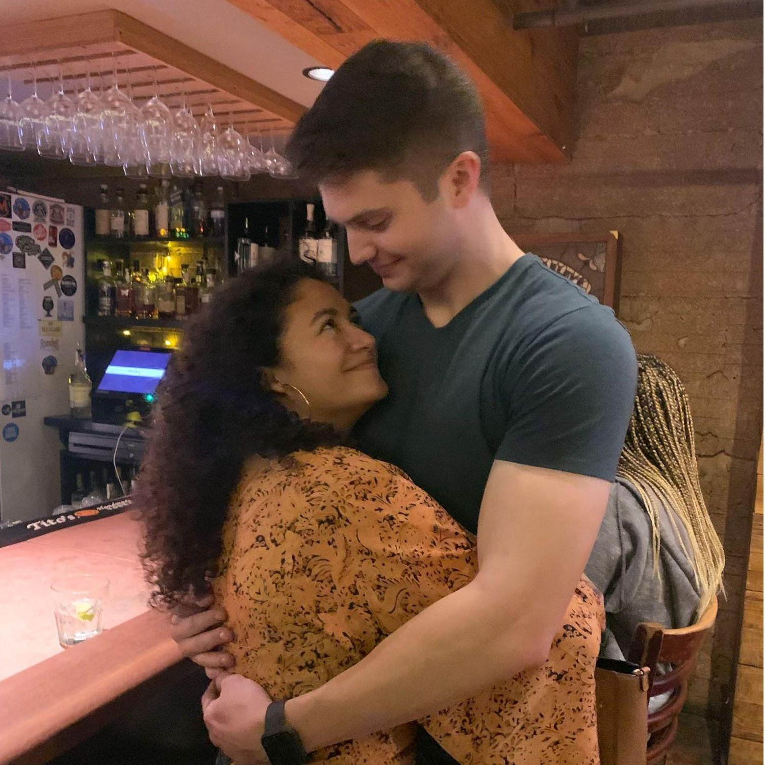 We first said "I love you" the night this photo was taken