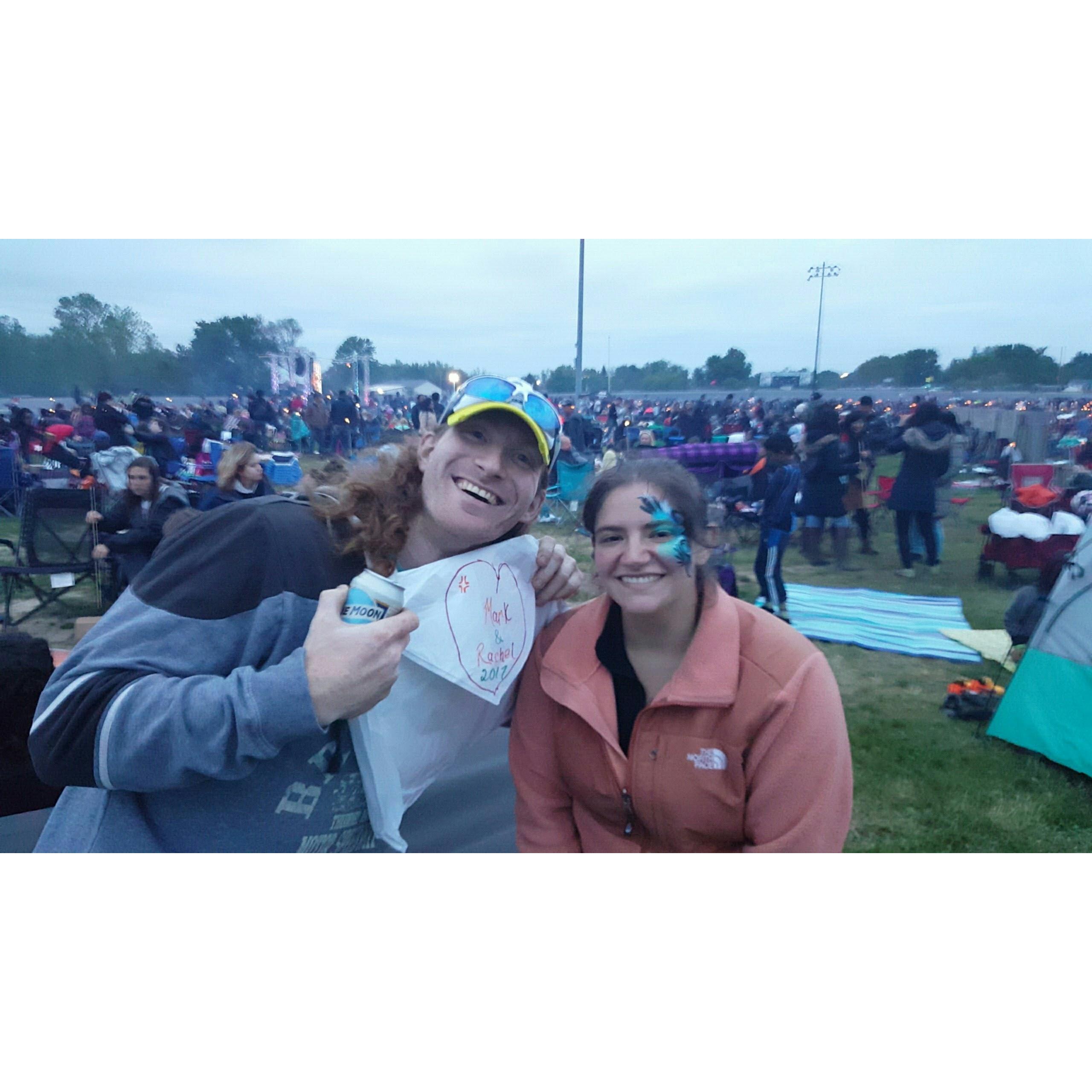 One of our first outings as a couple. Lantern Fest!
