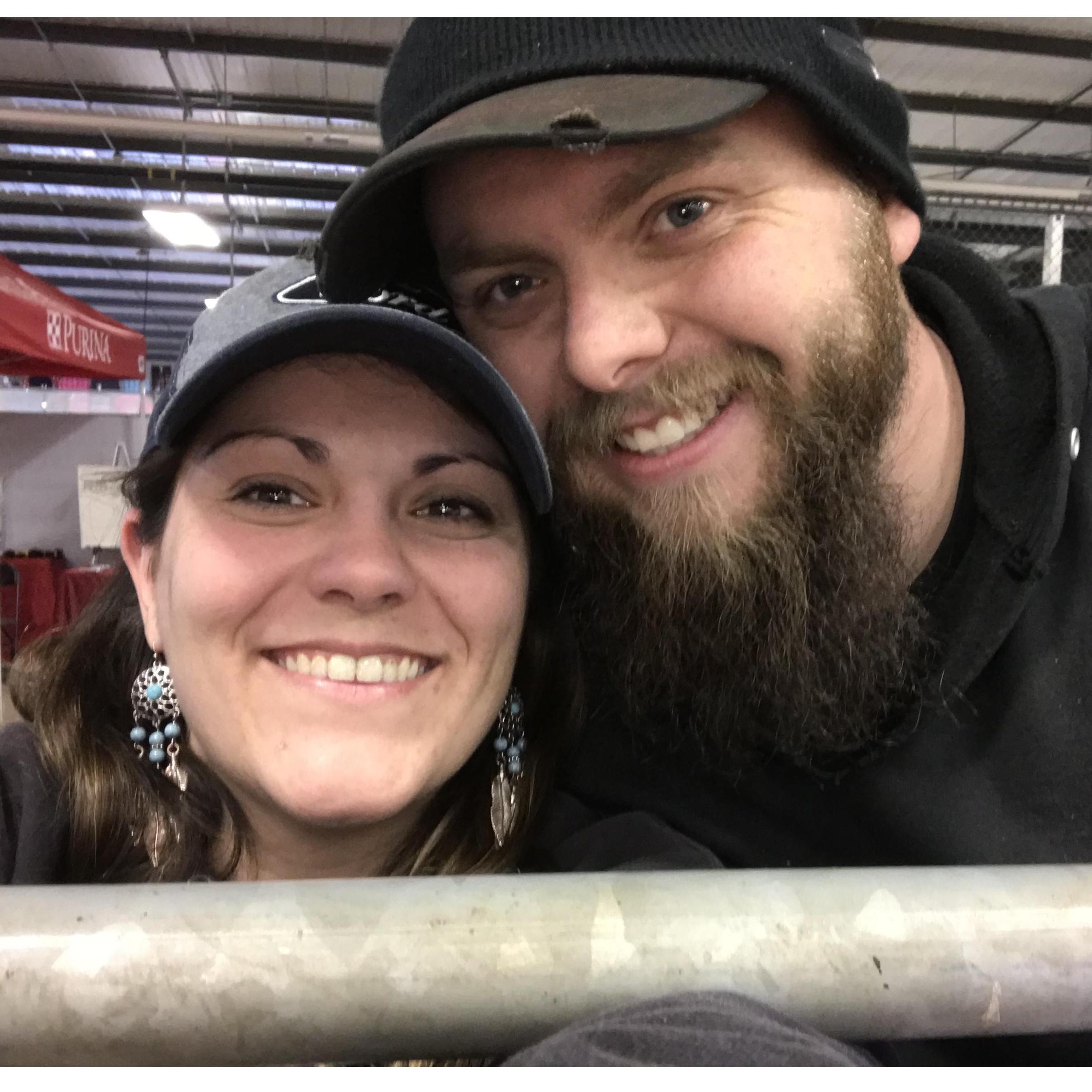 One of our many horse adventures at the Equine Fair!