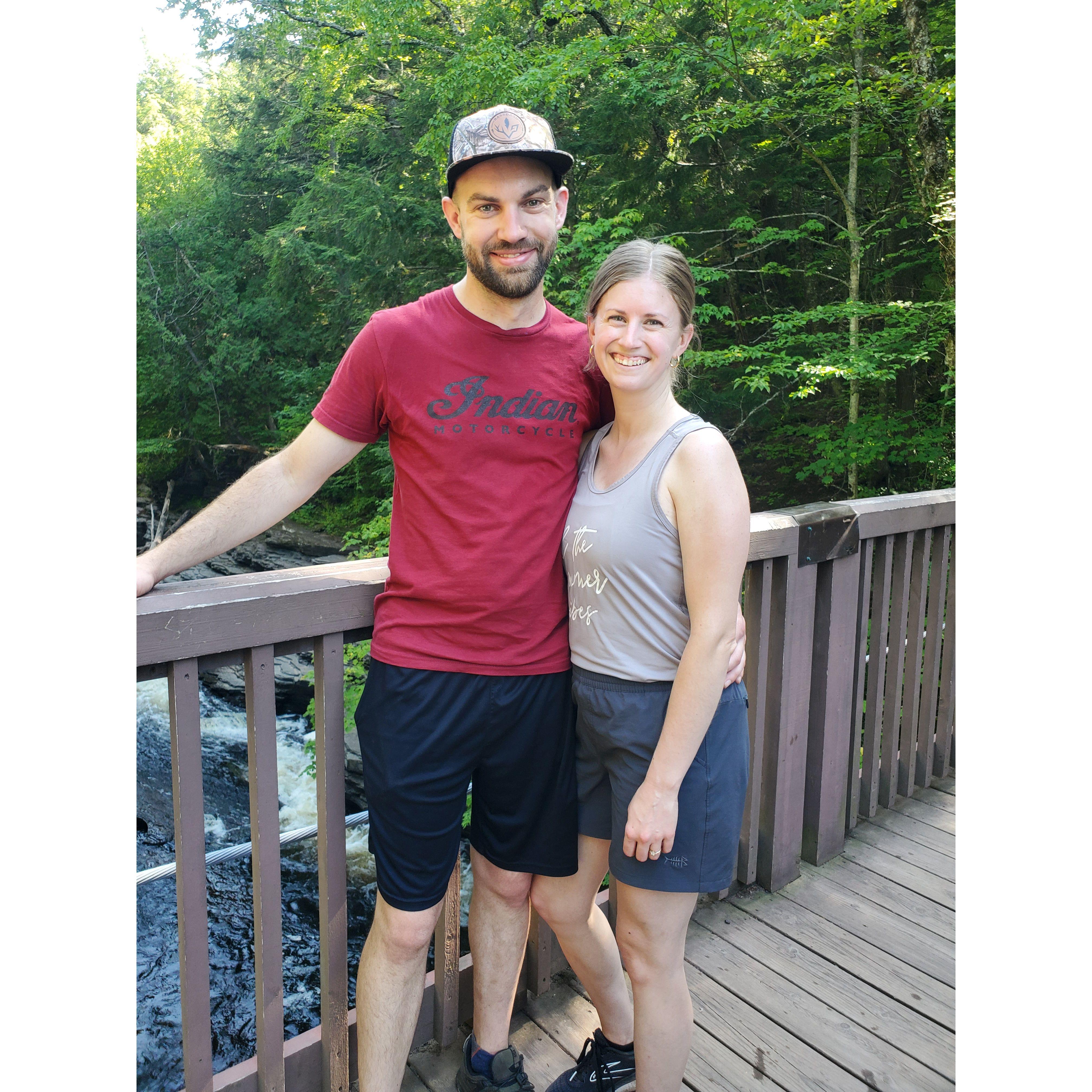 90-degree heat and a 4 mile hike later - we are still smiling!