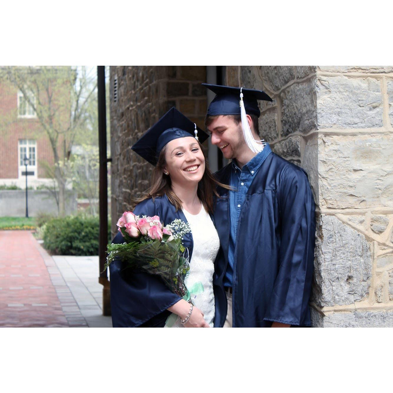 Graduation from Penn State 2018! We survived Chemical Engineering Capstone! Post-graduation, Patrick started at Exida full-time and Alexis joined GE Healthcare's two-year rotational program.