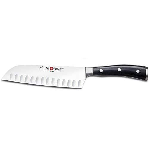Wusthof Classic Ikon - 7" Santoku w/Hollow Edge