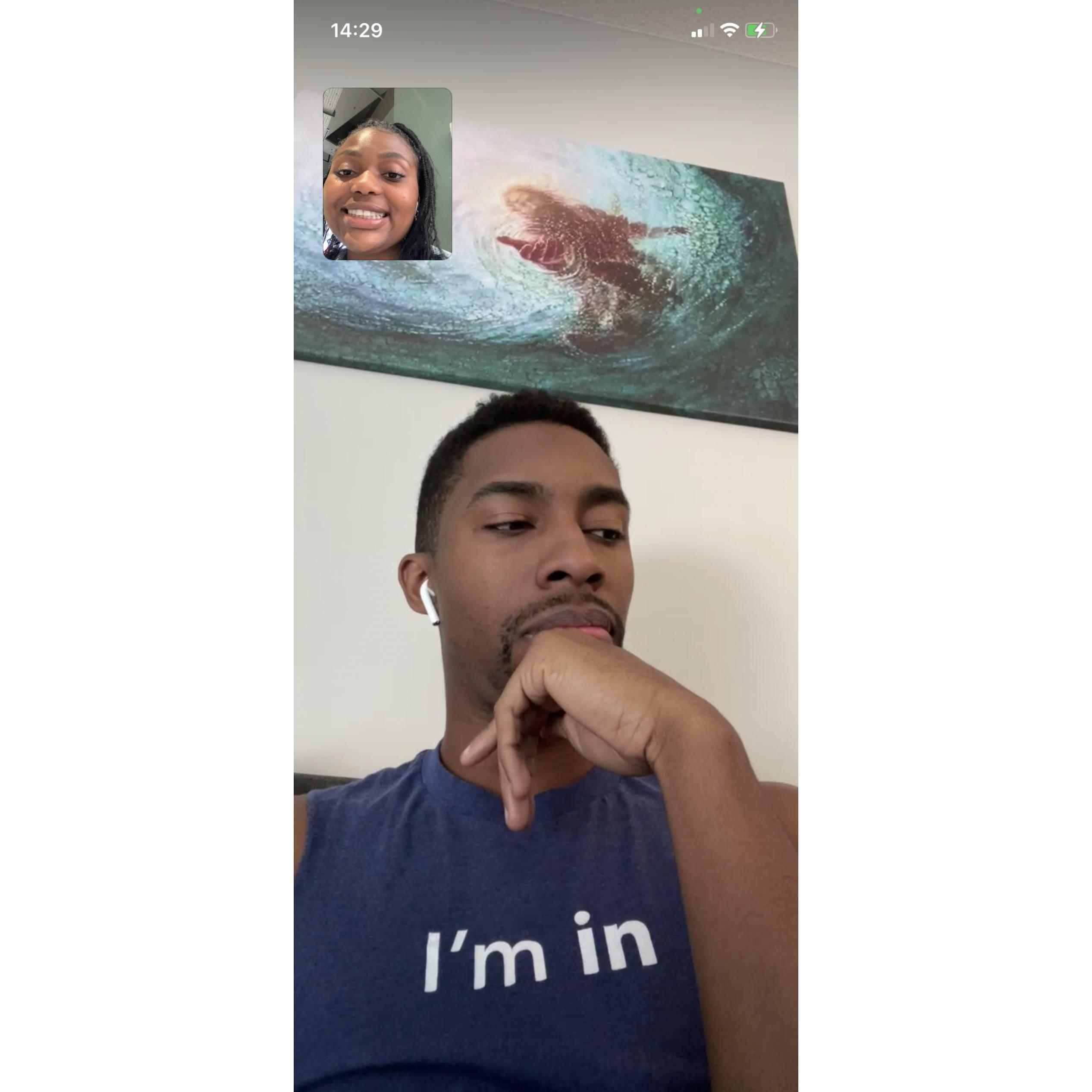 one of their many facetime...