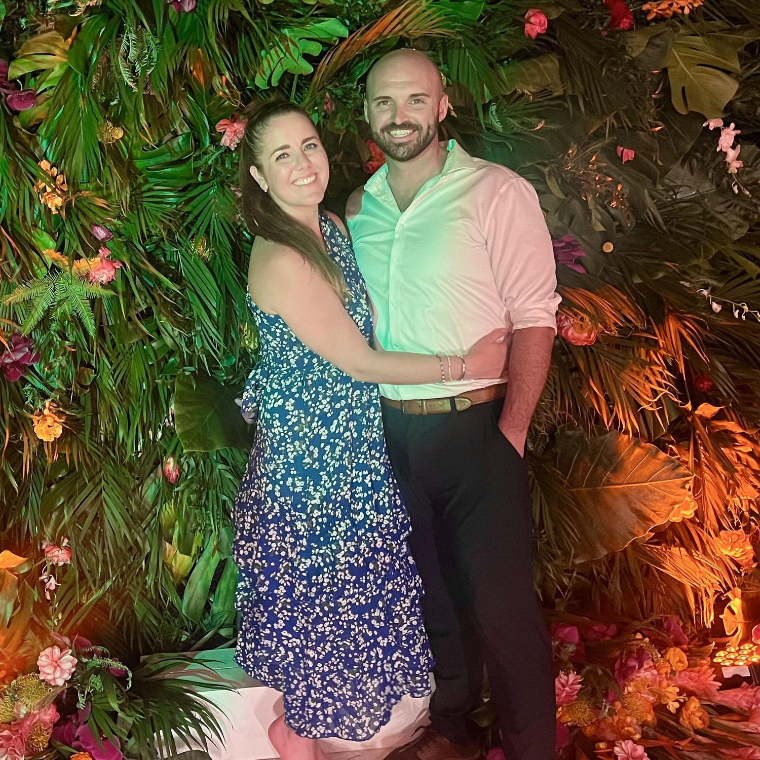 Celebrating Keeler's friends Brooke & Eric in the Florida Keys!