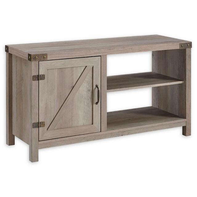 Forest Gate 44" Wheatland Farmhouse TV Stand Console in Grey Wash