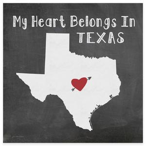 Thirstystone® "My Heart Belongs in Texas" Coasters (Set of 4)