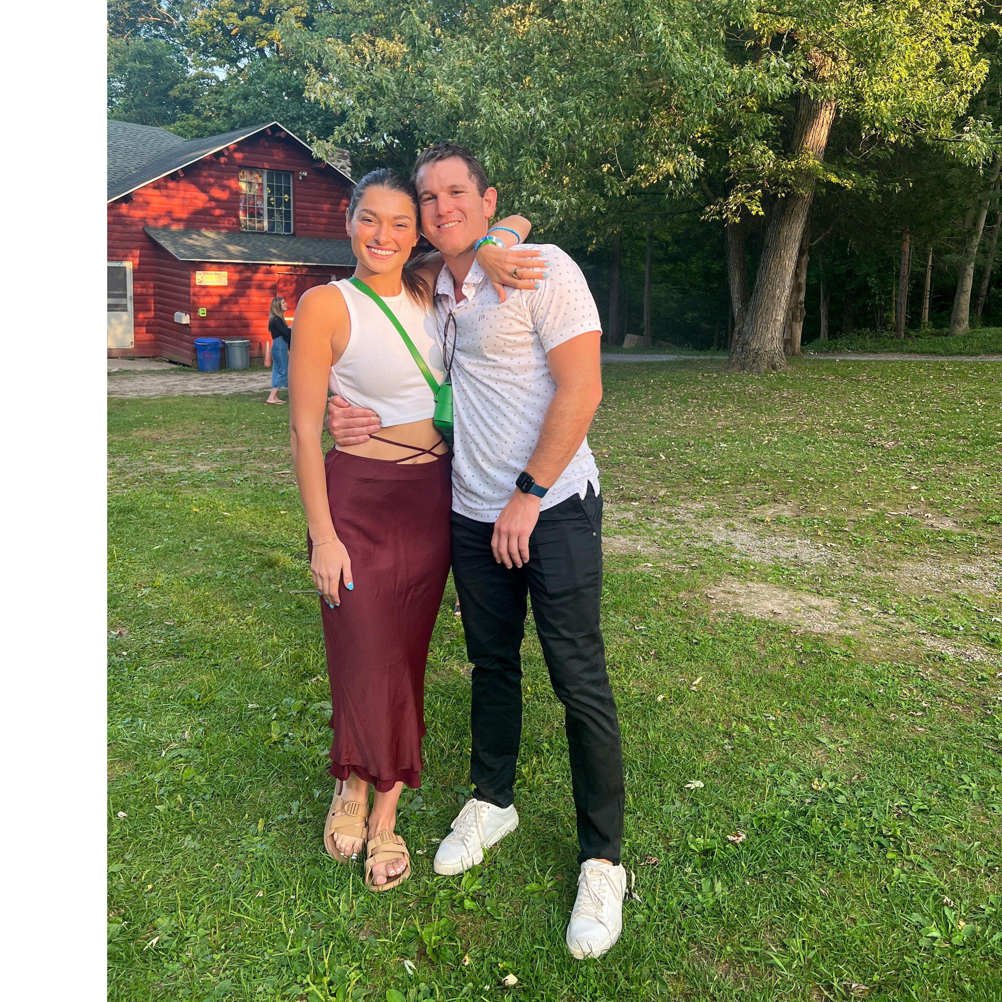 September 1, 2023- Miranda showed Chad around Camp Seneca Lake for the weekend