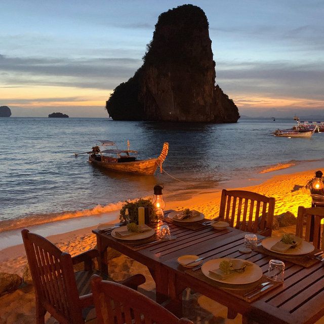 Dinner on the Beach in Thailand