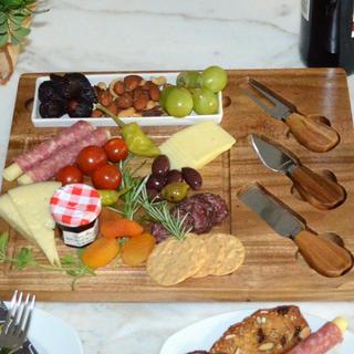 Engraved Celtic 5-Piece Charcuterie Board & Tool Set