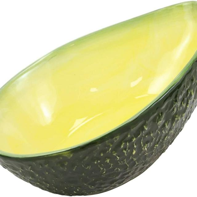 LeClaire Decorative Gourmet Kitchen Presentation Half Split Avocado 24 fl oz. Serving Bowl