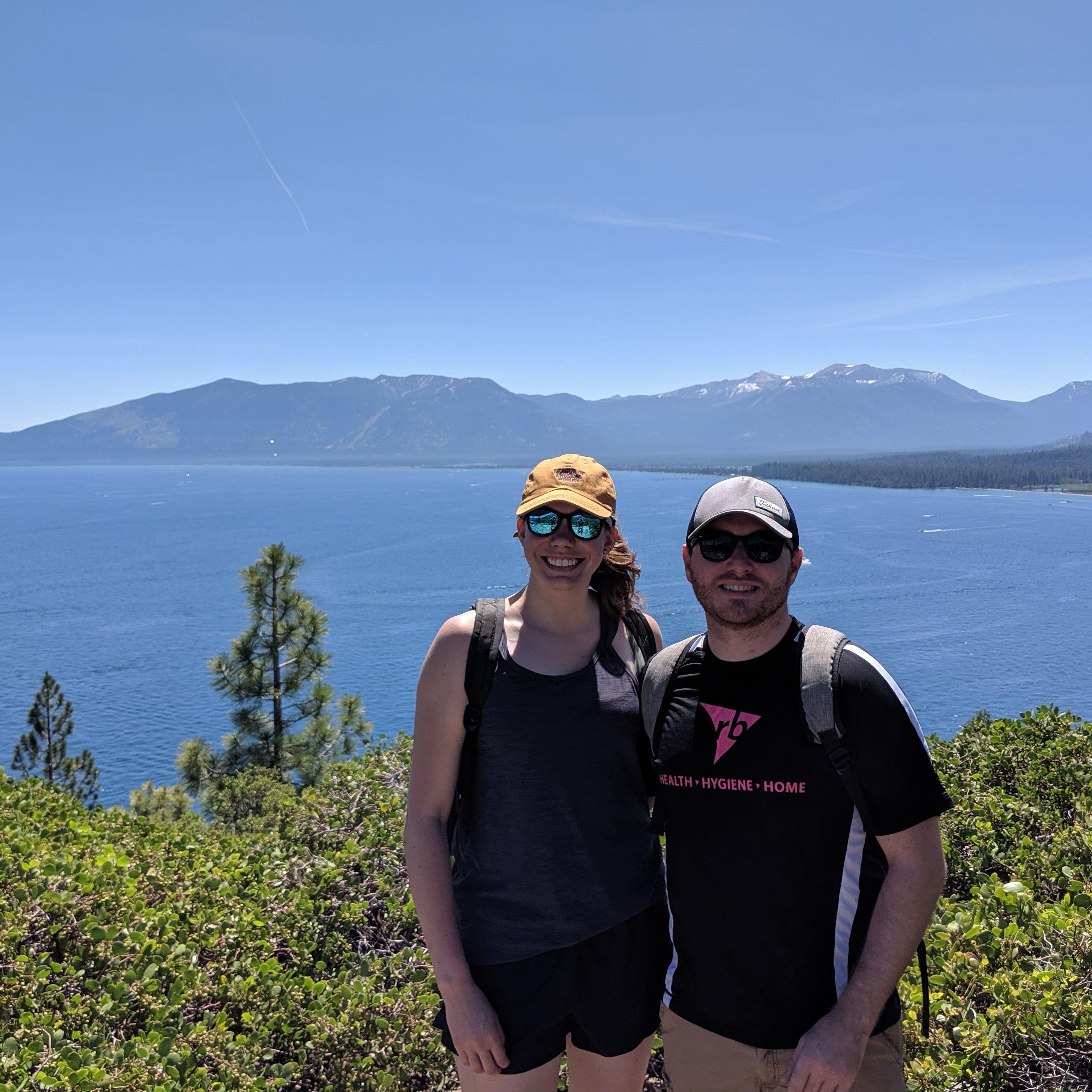 Hiking around Lake Tahoe