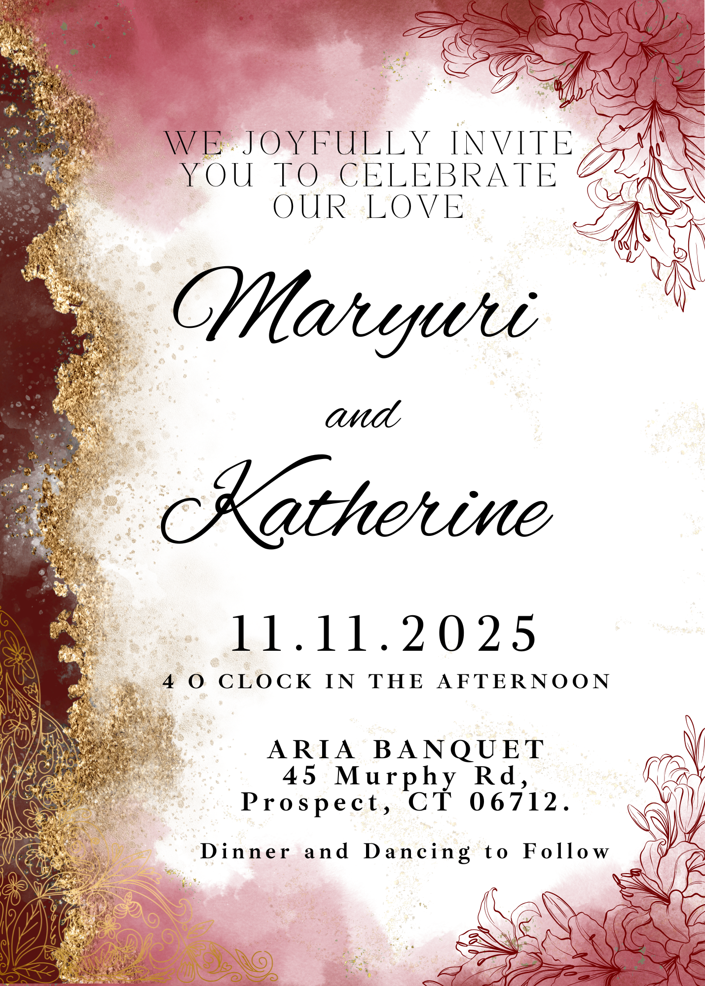 The Wedding Website of Katherine Mendez and Maryuri Calle