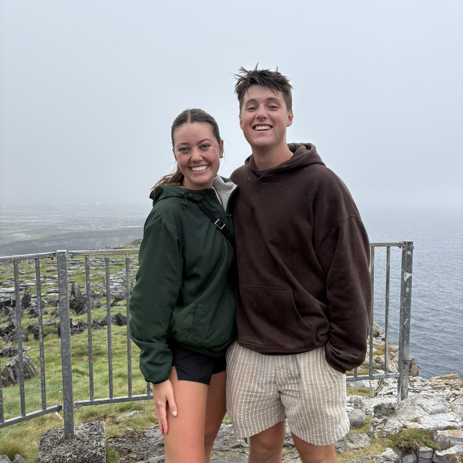 We studied abroad this fall and one of our favorite places we went to was Ireland! -Avery