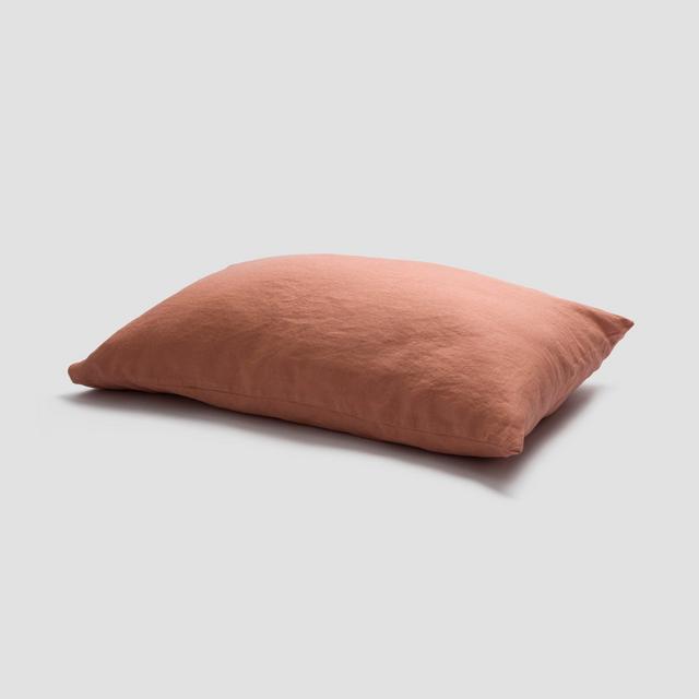 Warm Clay Linen Queen Pillowcases (Pair)