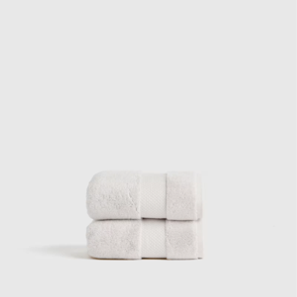 Turkish Ultra Plush Hand Towel (Set of 2) - Silver