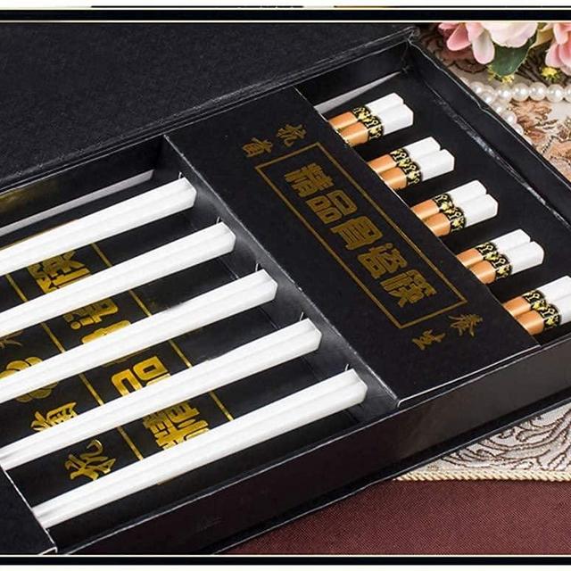 chopsticks chopsticks reusable chop sticks pack reusable ZHANGZONG5/10 Pair Bone China Chopsticks Gift Set/Reusable Porcelain Chinese Chopsticks/Porcelain Chopsticks Set.For Home and Restaurant.24Cm(C