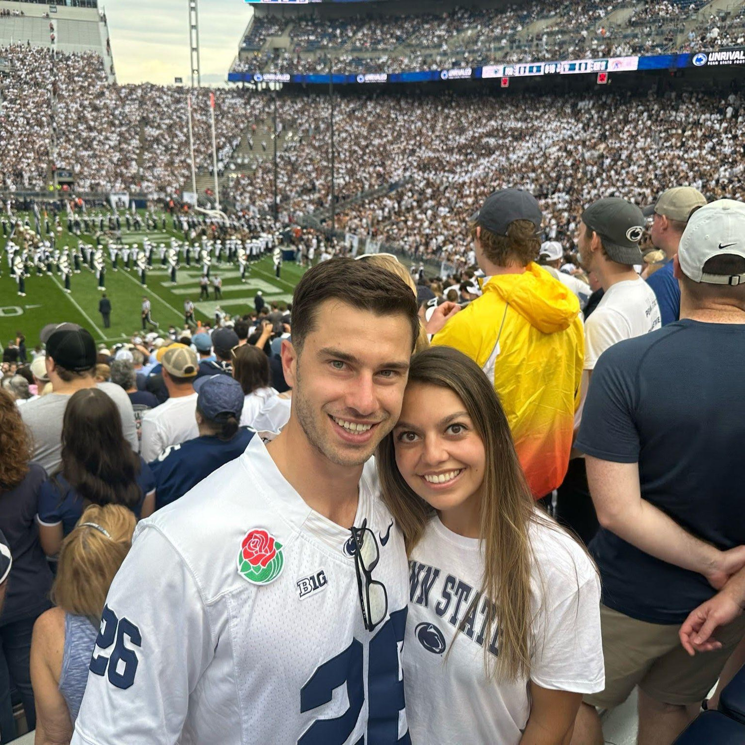 Talia's first Penn State game!