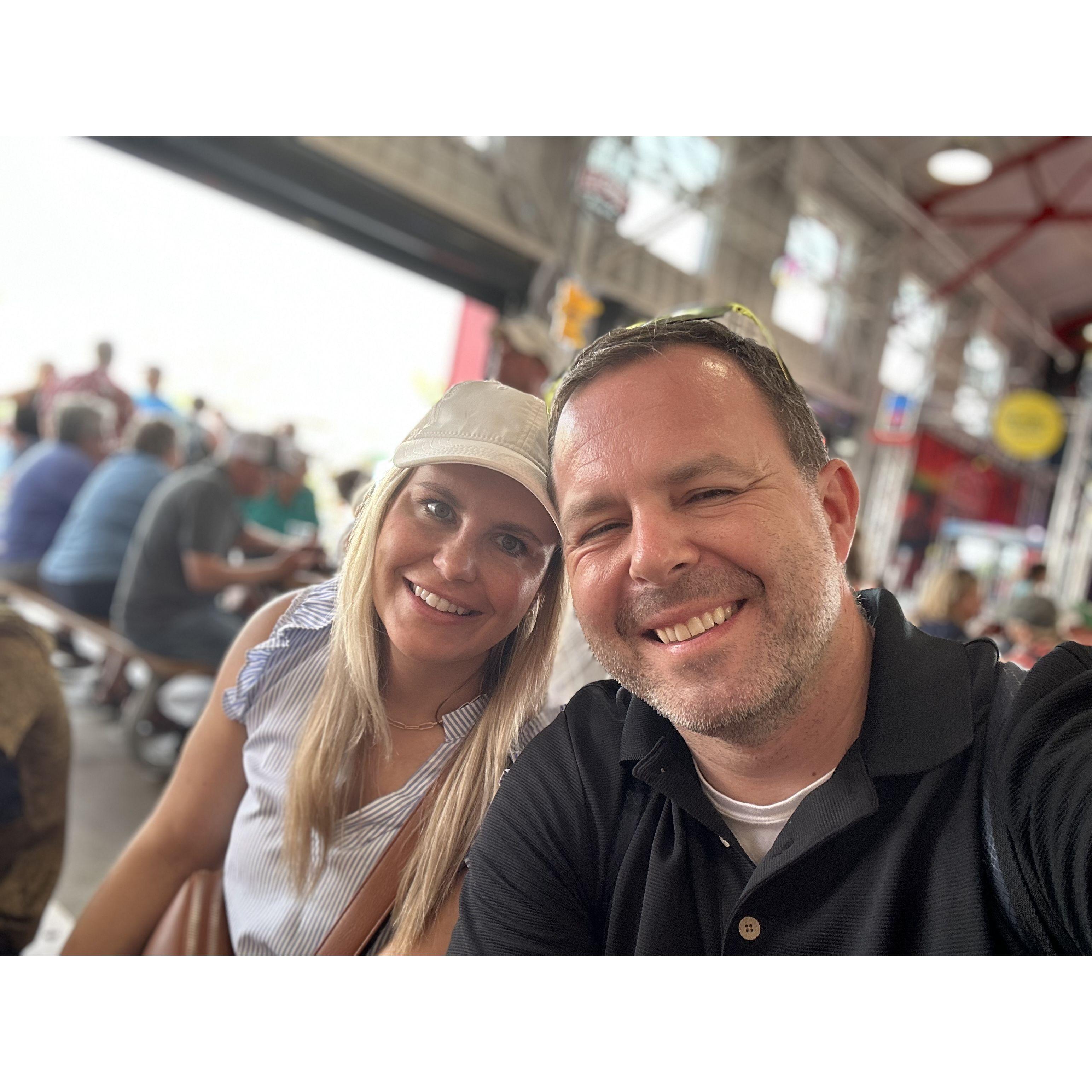 Taking a break at the MN State Fair.