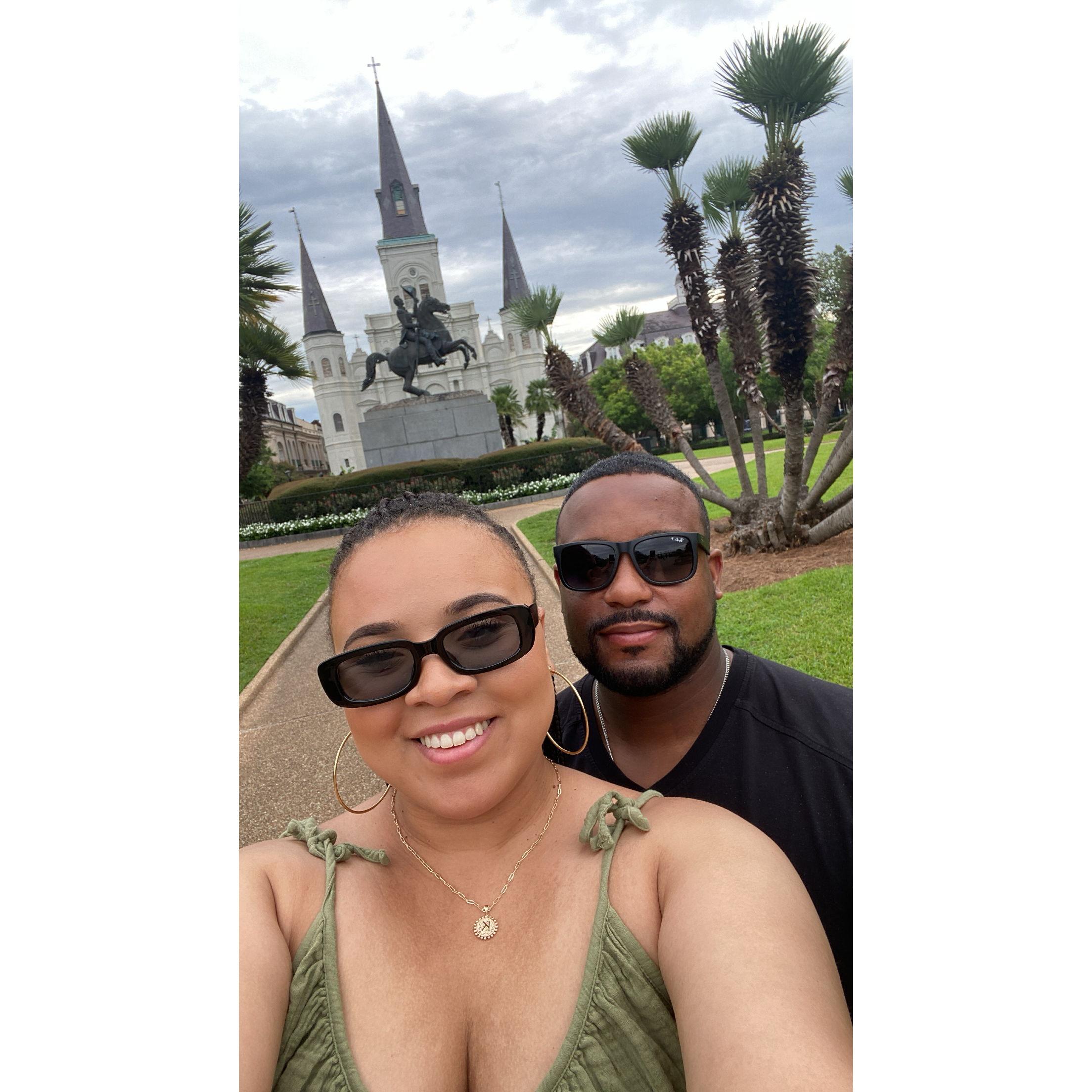Our first trip together to New Orleans!