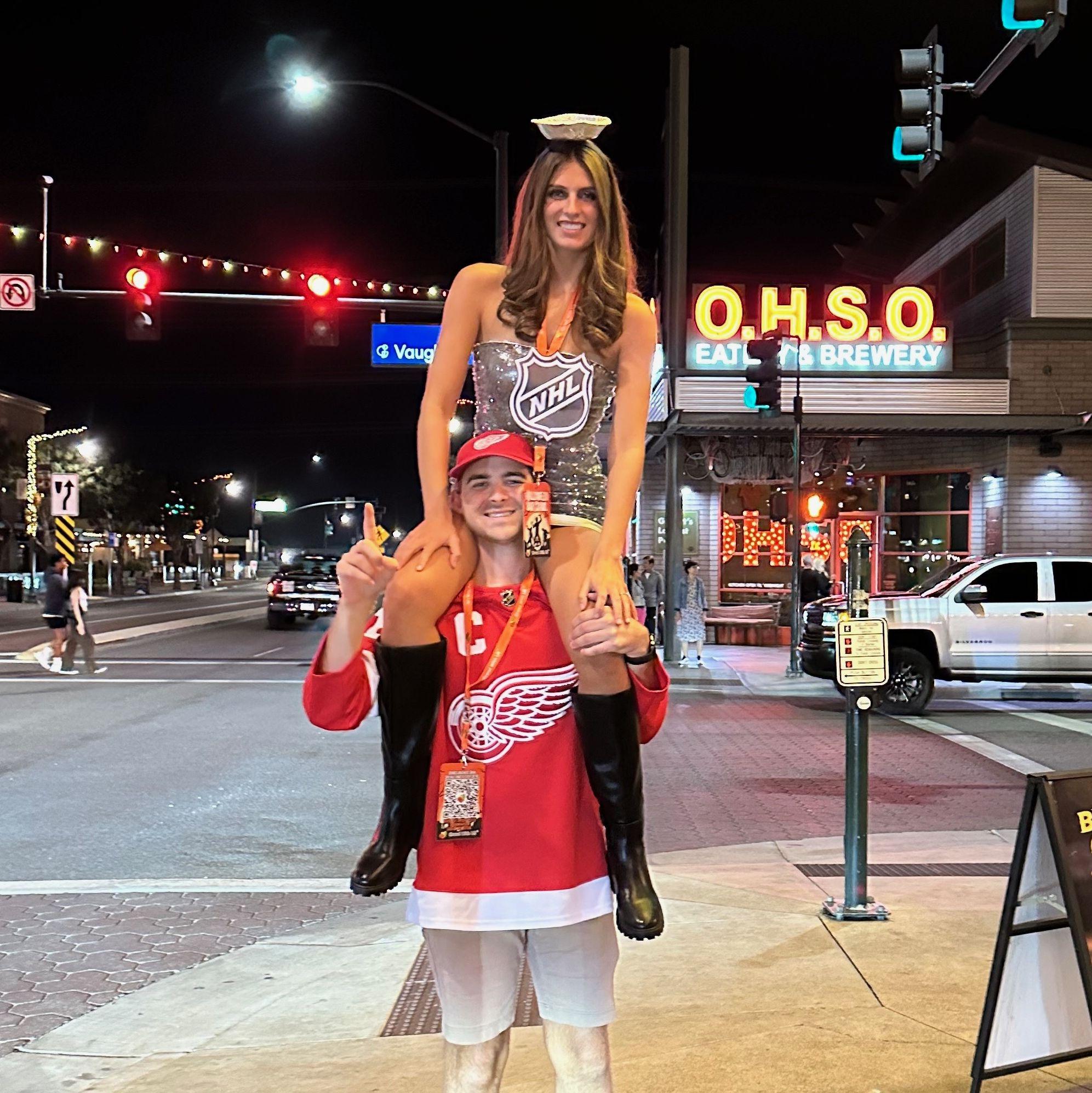 October 2025: Hockey player and Stanley cup for Halloween!