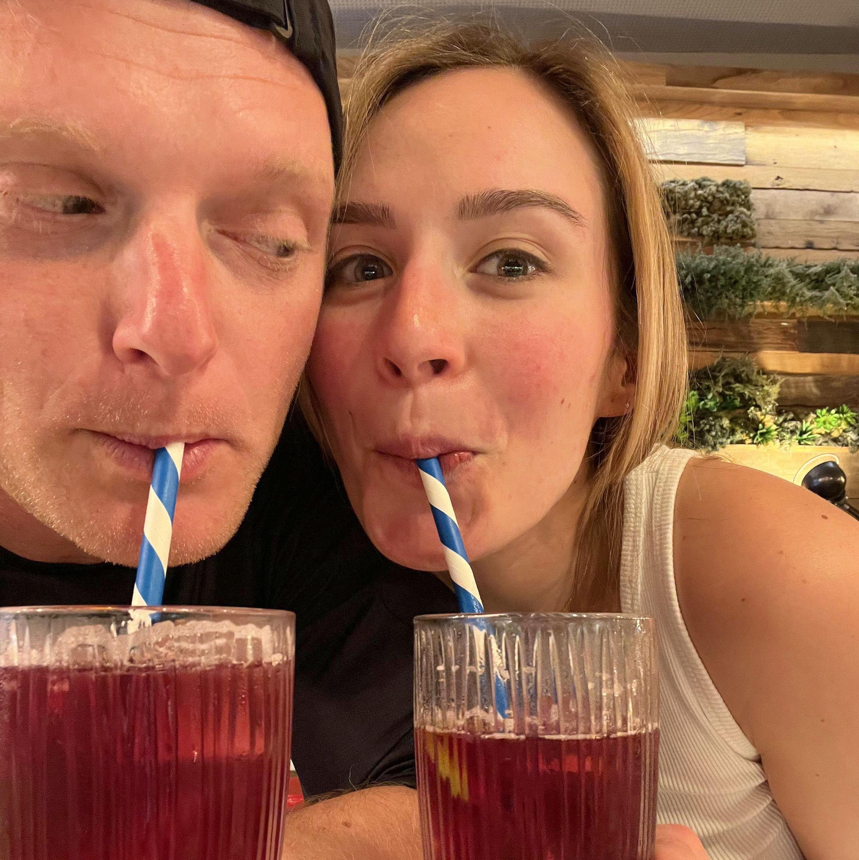 One last Spanish sangria before flying home