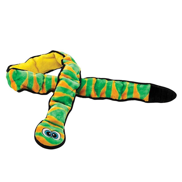 Outward Hound Invincibles Dog Toy - Stuffingless Squeaky Plush Dog Toy