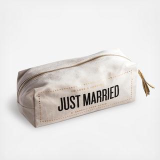Just Married "Just Married" Cosmetic Bag