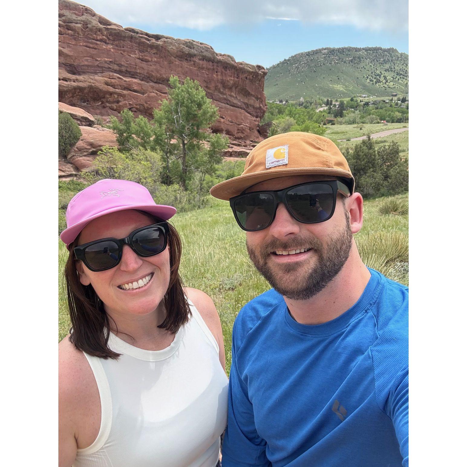 Hiking in our backyard