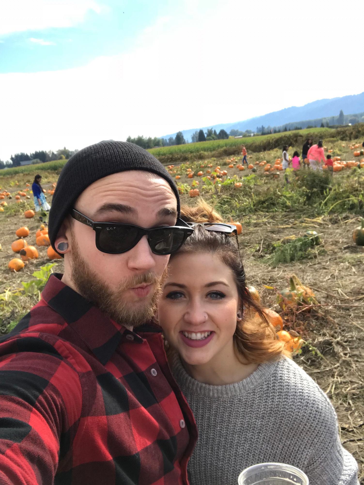 Our first adventure to the pumpkin patch!