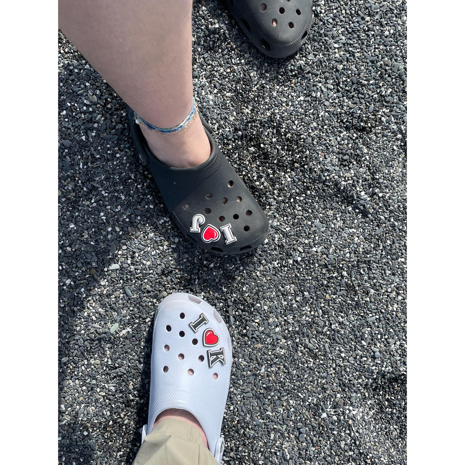 Jared's First pair of Crocs and now I got him hooked!