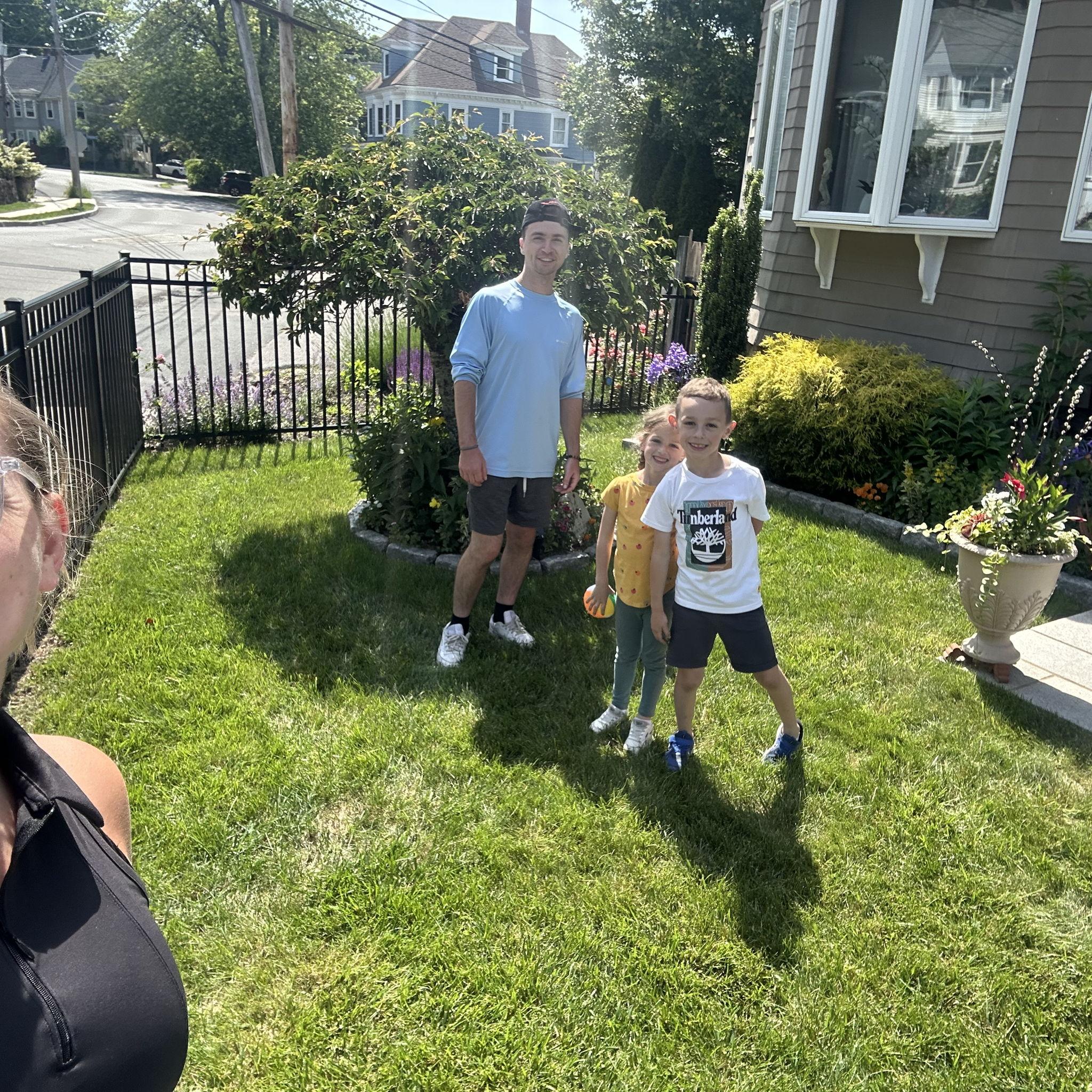 Hanging with Melina and Stefanos