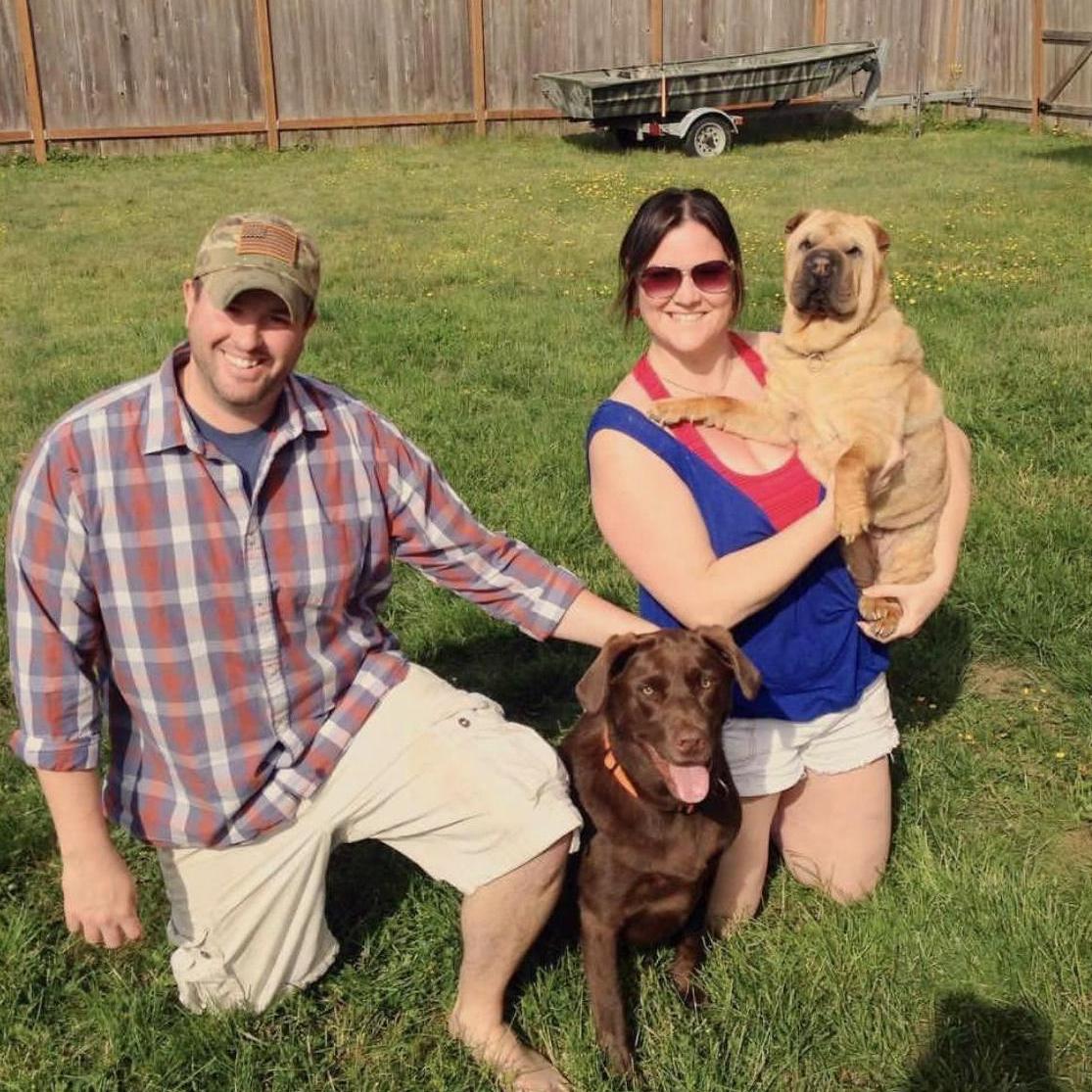 May 2016 with our fur babies.