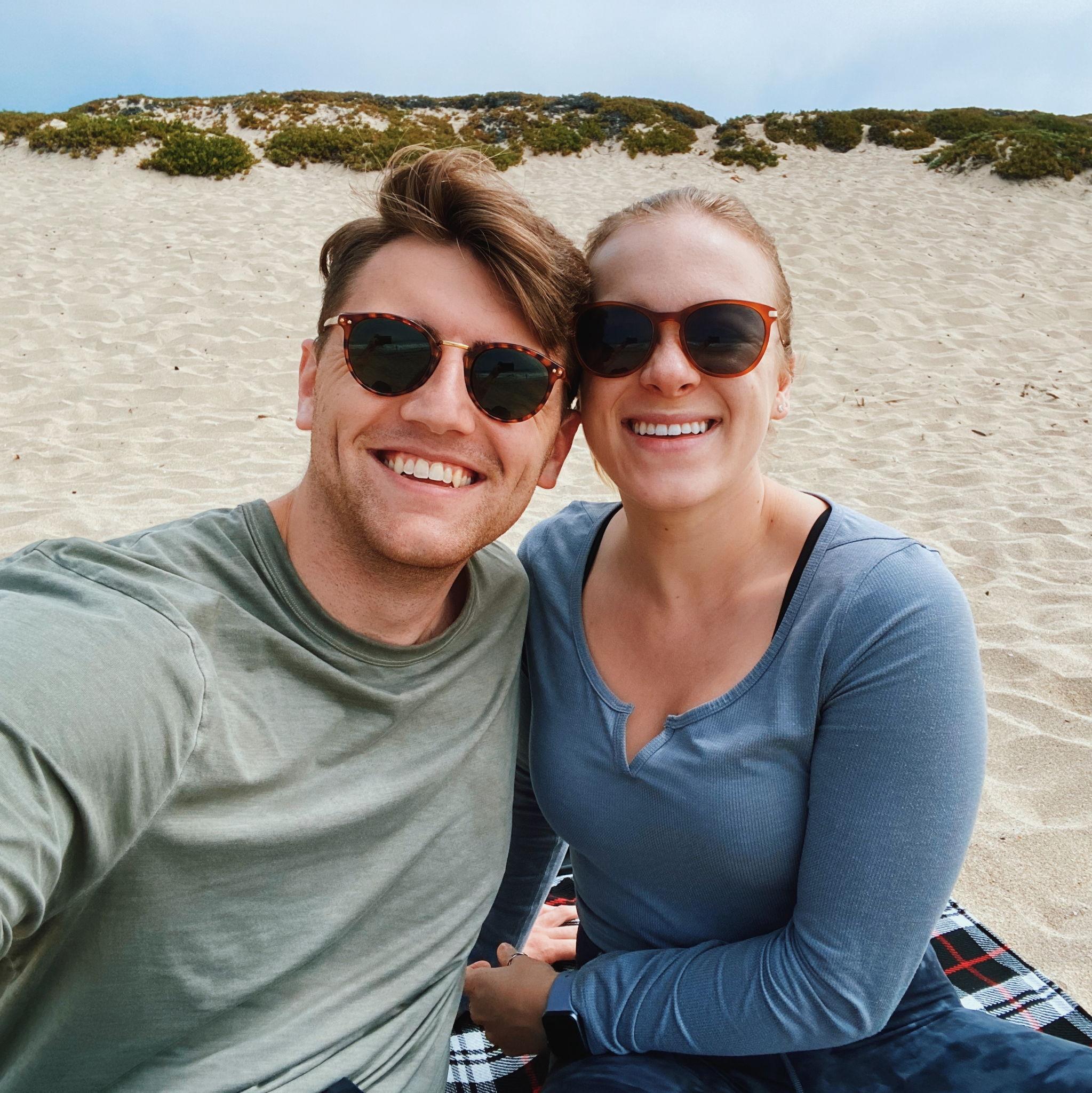 Revisiting our first date spot in Half Moon Bay