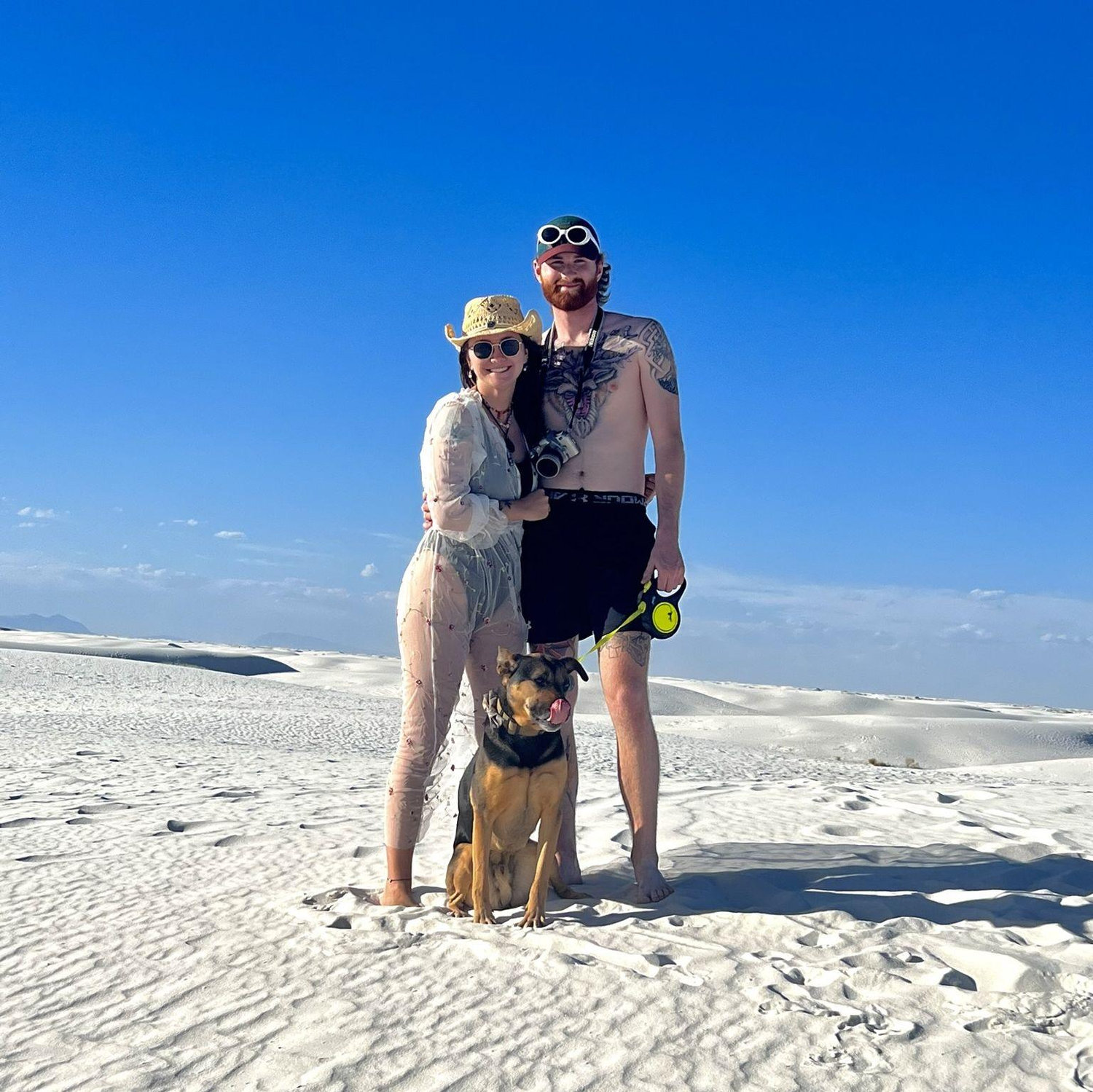 April 15th: We made it to New Mexico! White sands National Park was breathtaking. Kaiser had a blast zooming through the sand!