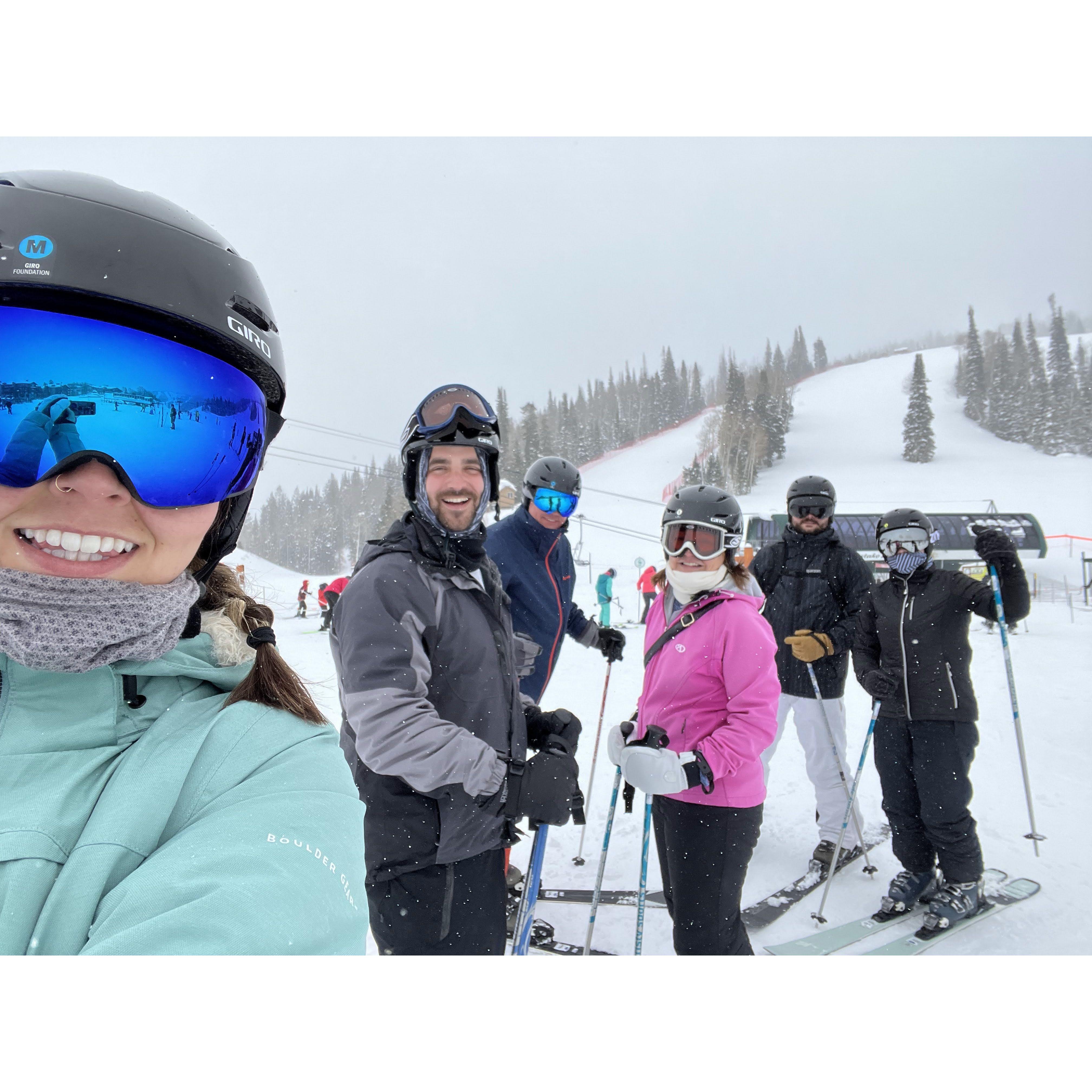 Skiing with the Johnston crew in Park City in March 2023!