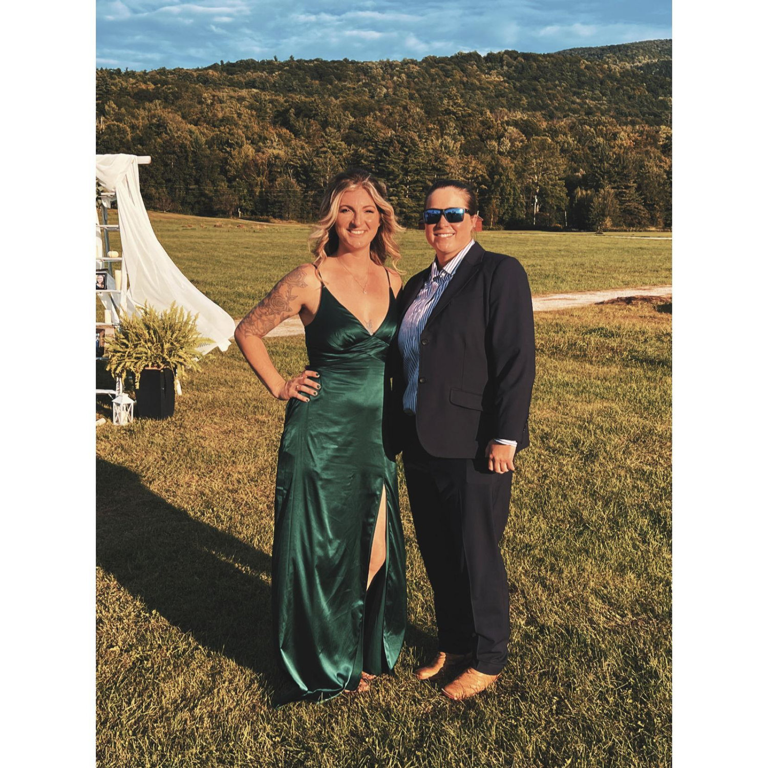 Christine's first time in Vermont!