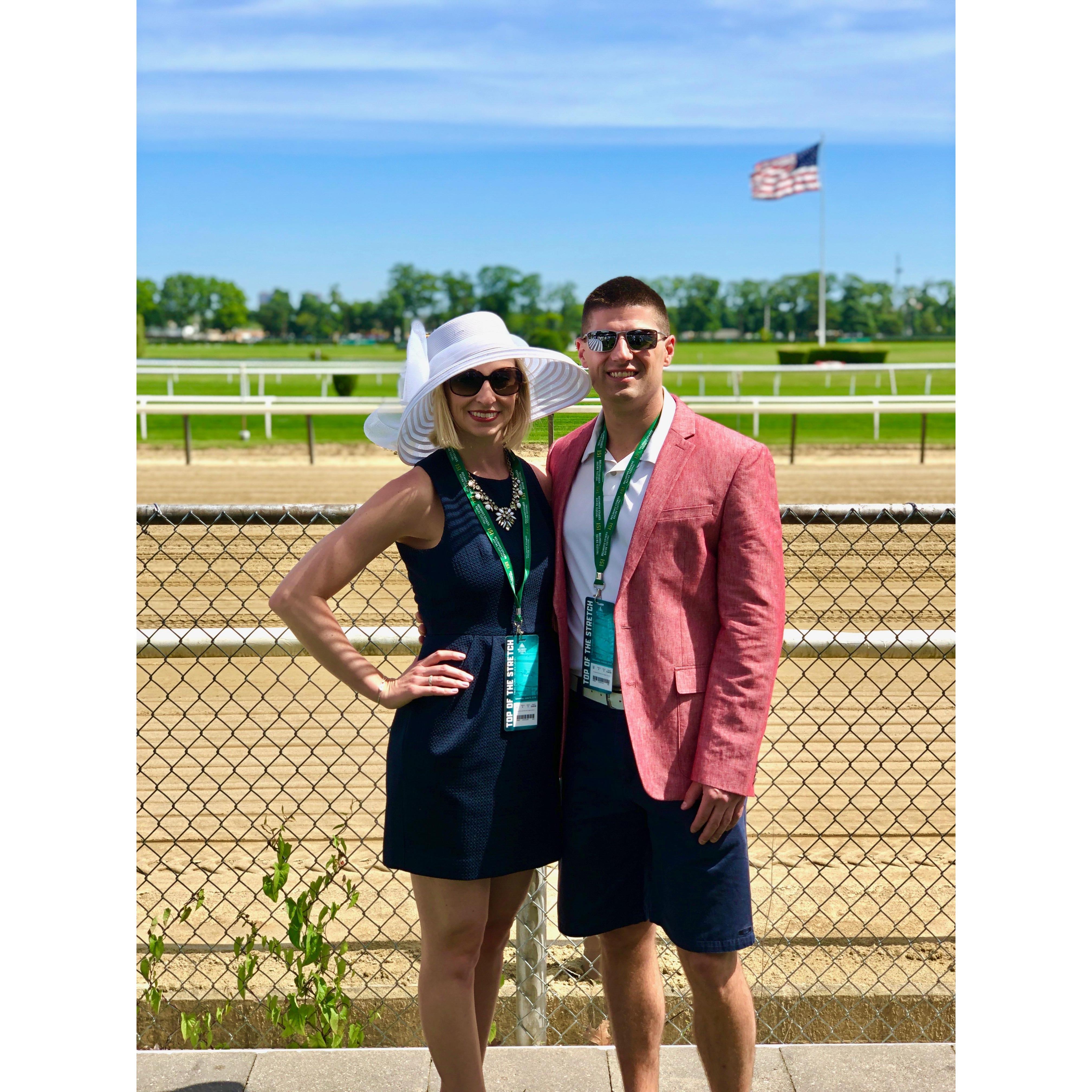 Trackside at the Belmont Stakes 2019