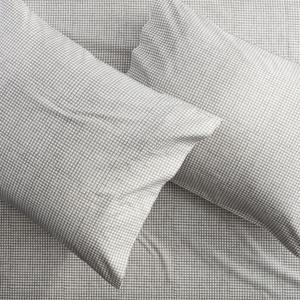 Set of 2 Graph Percale Standard Pillowcases