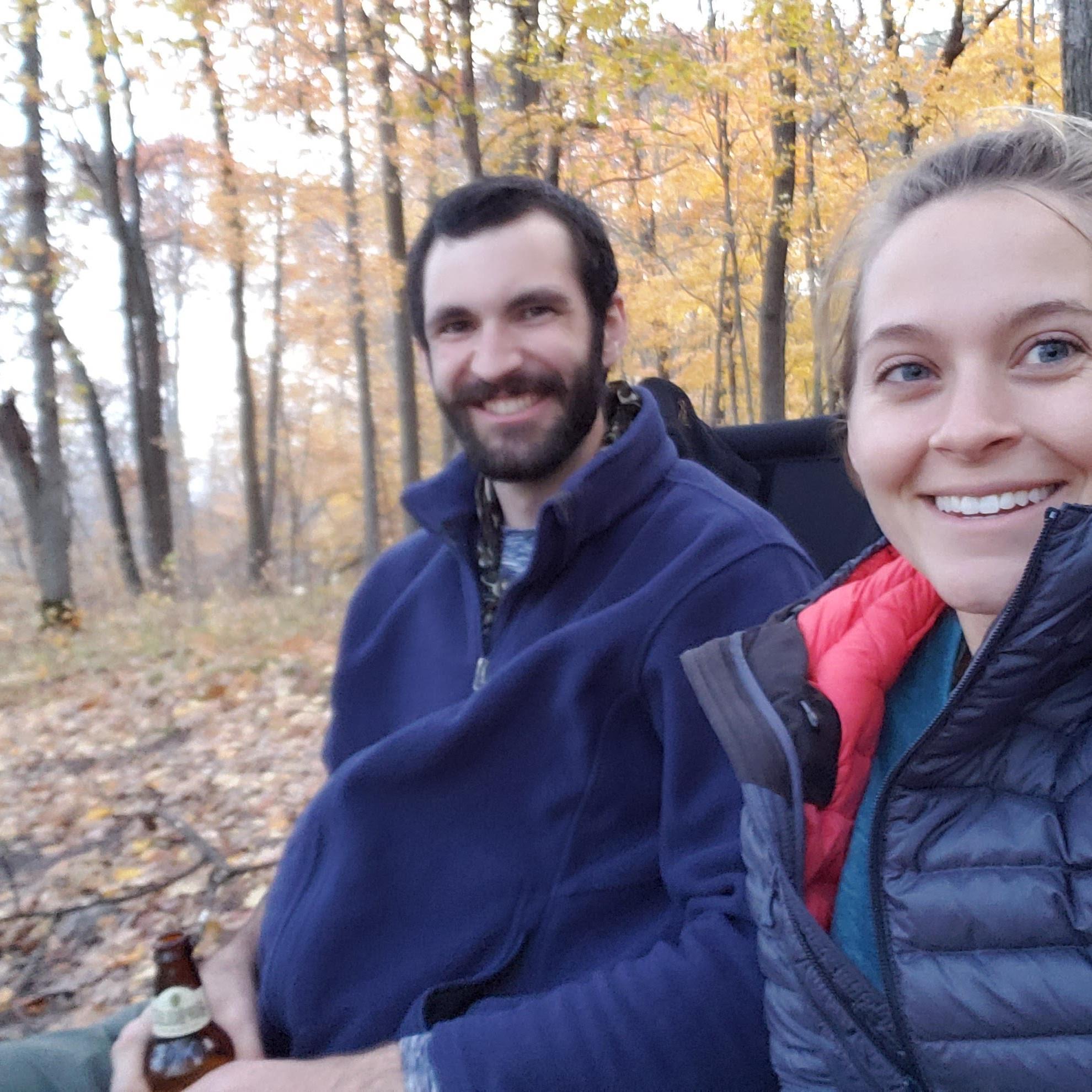 October 2020, our first camping trip - we had known each other for 3 weeks