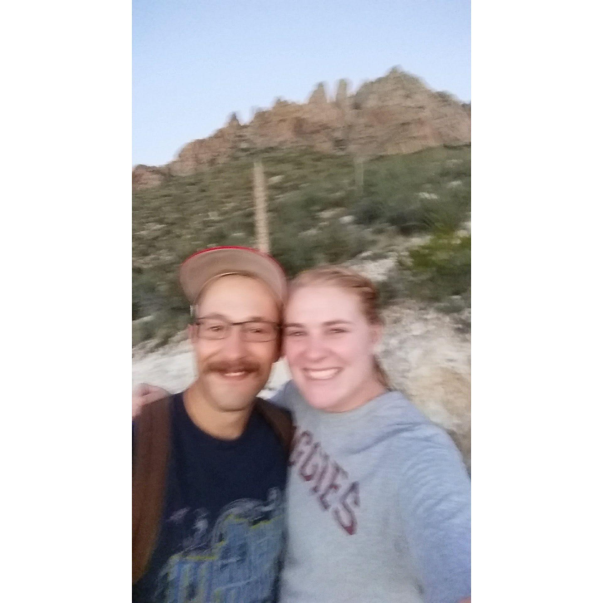 Hiking Organ Mountains in Last Cruces, NM. 2016