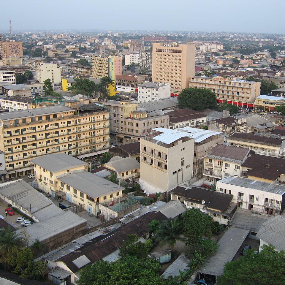 Areal View of Douala