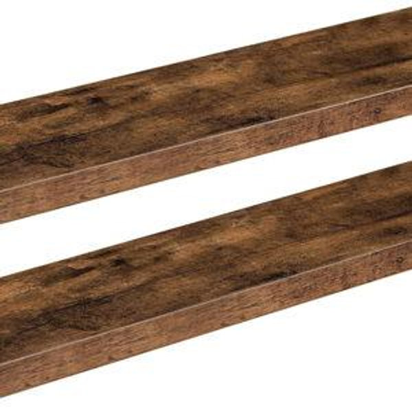 HOOBRO Floating Shelves for Wall, Wall Mounted Shelf Set of 2, 31.5" - Rustic Brown