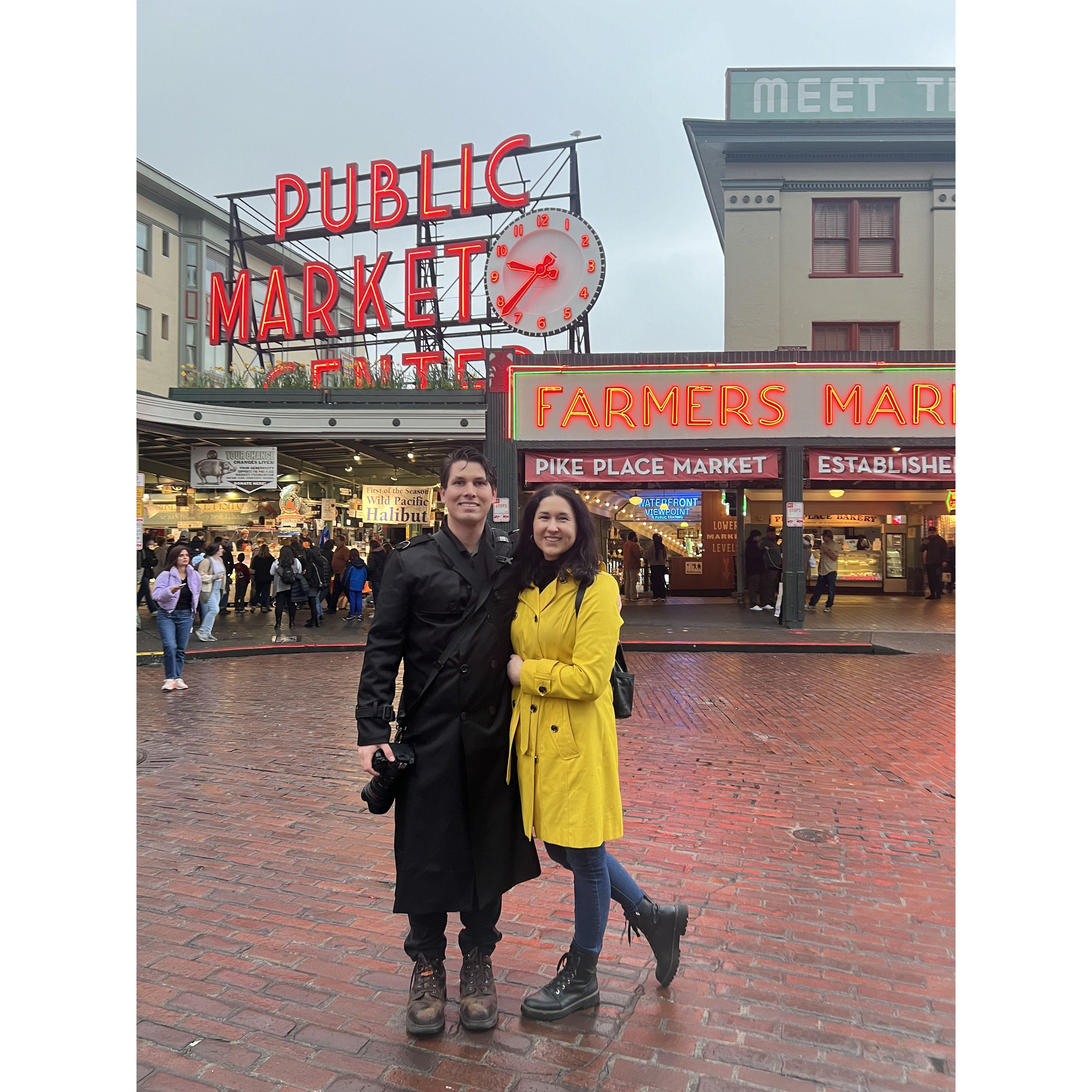 Pike Place Market in Seattle, WA - 3.23.24