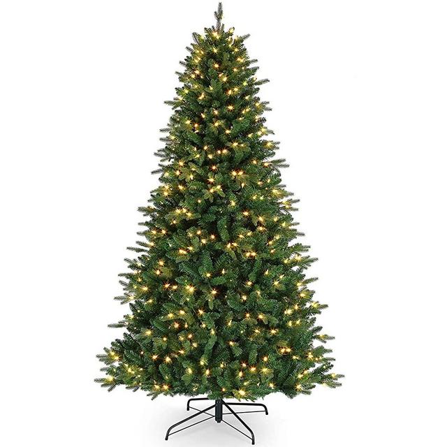 Mr. Christmas Alexa Compatible RGB Vermont Spruce LED Christmas Tree, Nine Foot Artificial Tree, 9' – A Certified for Humans Device